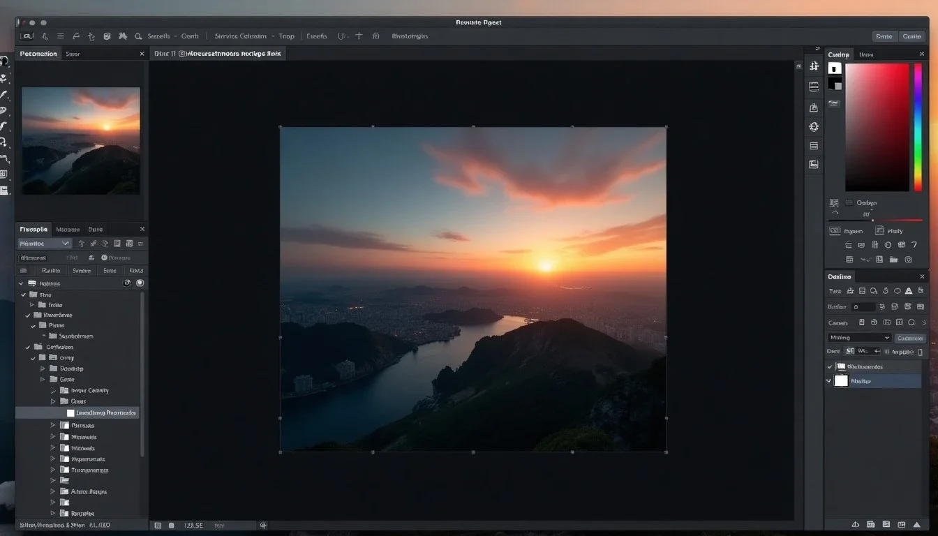 Photo-editing view (illustrative editor screenshot): Understanding image caching: load your images only once