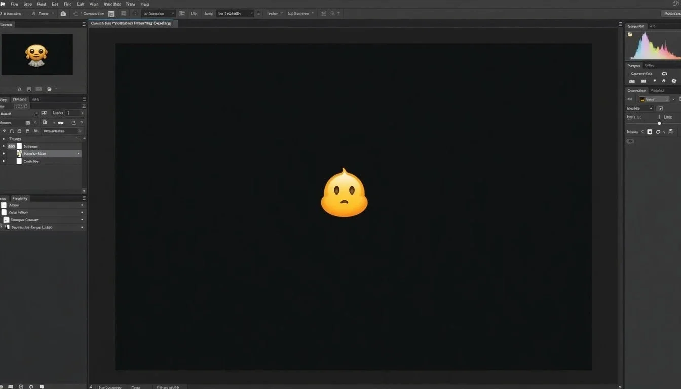 Photo-editing view (illustrative editor screenshot): A favicon from an emoji: the fastest route to a tab icon for projects