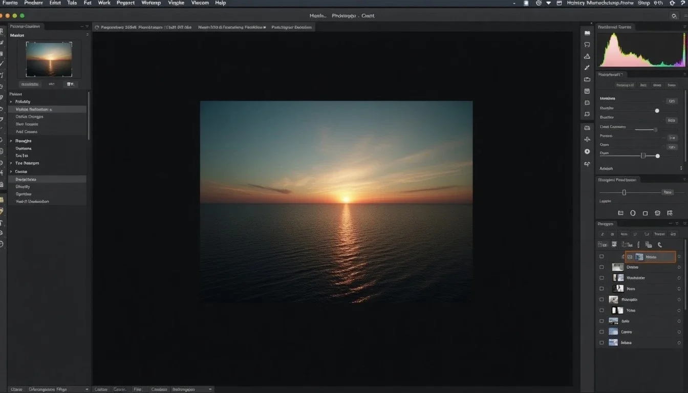 Photo-editing view (illustrative editor screenshot): Interpolation explained: why upscaling doesn't invent detail