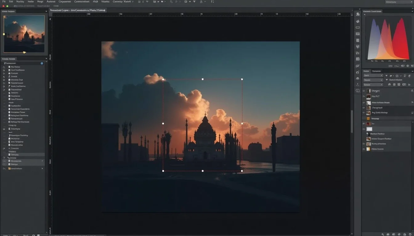 Photo-editing view (illustrative editor screenshot): Convert WebP to JPG: when it's needed and how to do it